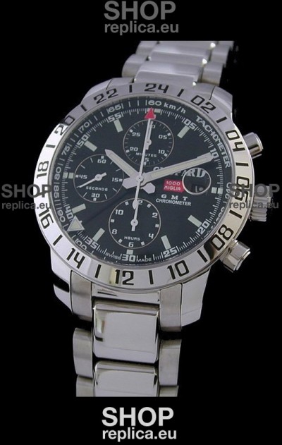 Chopard Mille Miglia GMT Swiss Replica Watch in Black Dial