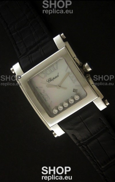 Chopard Happy Sport Swiss Replica Watch in White Dial