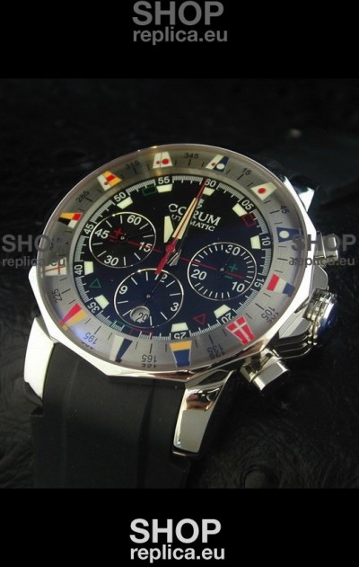 Corum Admiral's Cup Challenge Swiss Replica Watch in Black Dial