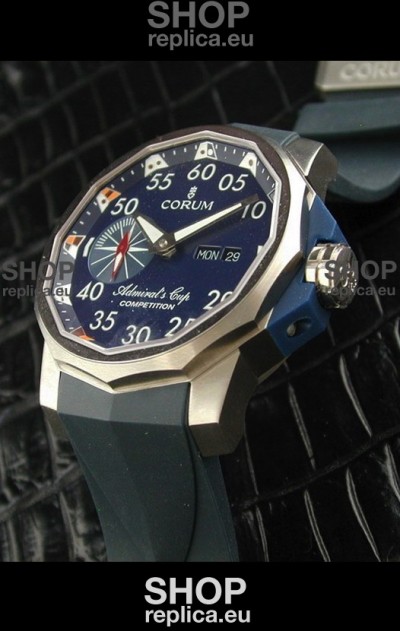 Corum Admiral's Cup Swiss Replica Watch in Blue Dial