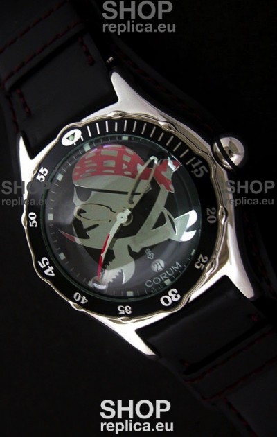 Corum New Edition Japanese Replica Watch in Black Dial