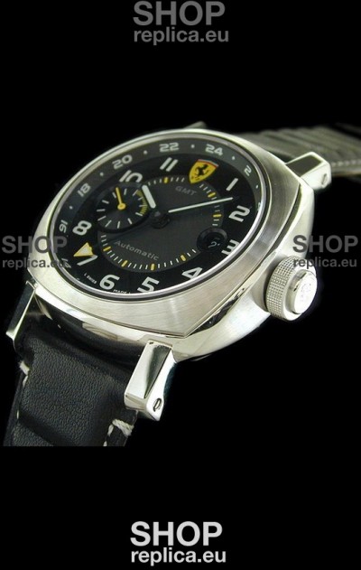 Ferrari Granturismo Swiss Replica Watch in Black Dial