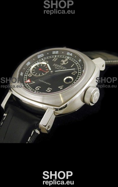 Ferrari Granturismo Swiss Replica Watch in Black Dial