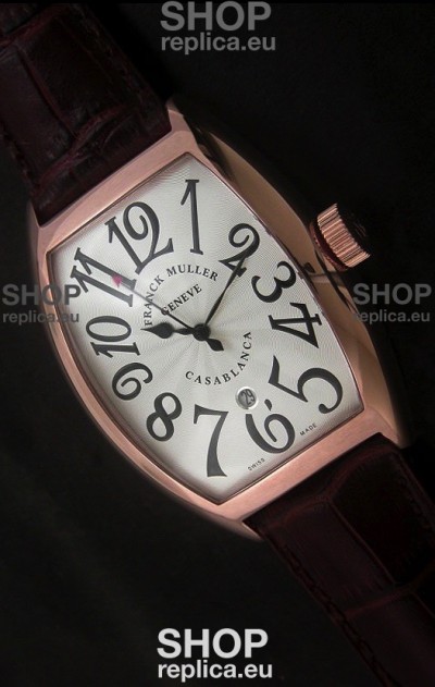Franck Muller Casa Blanca Japanese Replica Watch in White Dial