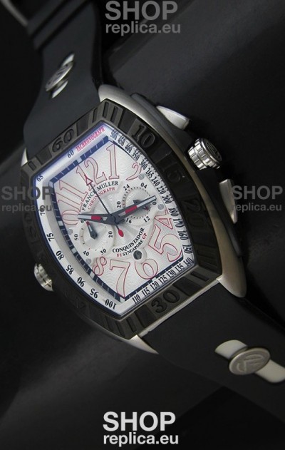 Franck Muller SingaporeGP Series 2009 Japanese Replica Watch in White Dial