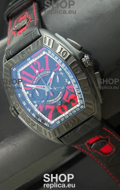 Franck Muller SingaporeGP Series 2009 Japanese Replica Watch in Blue Dial