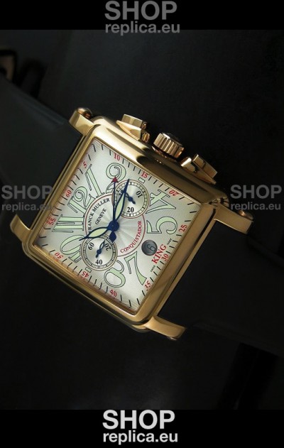 Franck Muller King Conquistador Cortez 10000 Rose Gold Swiss Replica Watch