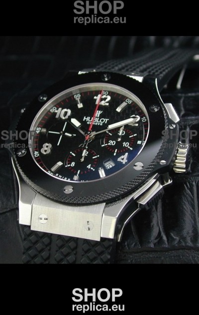 Hublot Big Bang Swiss Replica Watch Black Checkered Dial