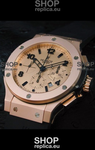Hublot Big Bang Swiss Matte Limited Edition Watch Pink Gold Case