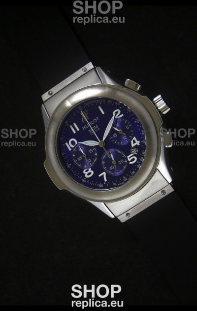 Hublot MDM Geneve Japanese Replica Watch in Blue Dial