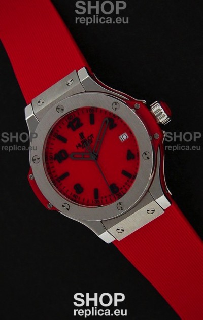 Hublot Big Bang King Swiss Quartz Watch in Red 
