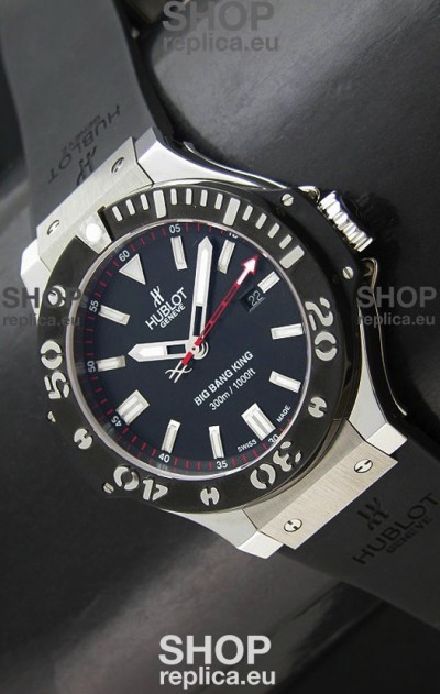 Hublot Big Bang King Palladium Swiss Watch White Gold Plating