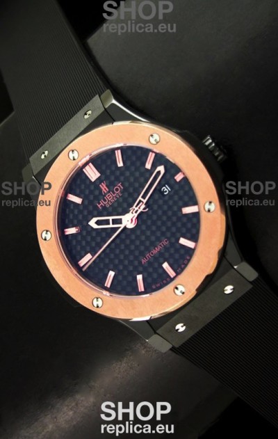 Hublot Big Bang Classic Fusion Swiss Watch Black Carbon Dial
