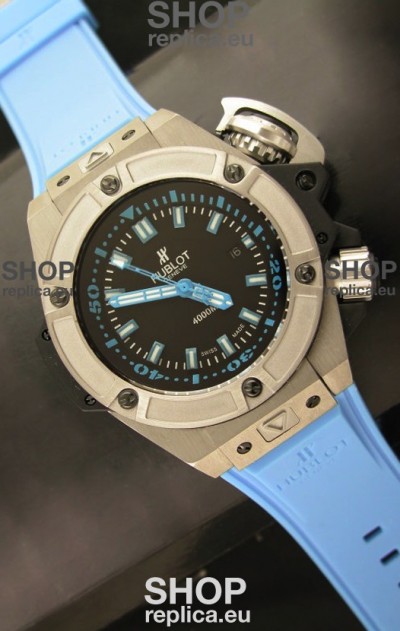 Hublot Big Bang Diver 4000M Swiss Watch in Blue 
