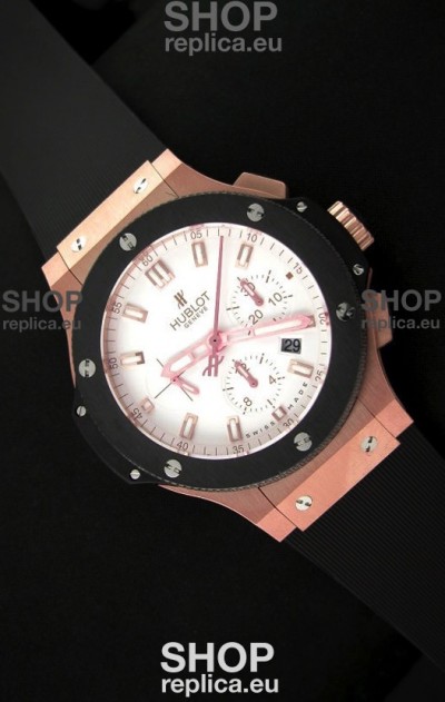 Hublot Big Bang Swiss Replica Watch in Pink Gold - 1:1 Ultimate Mirror Replica Watch