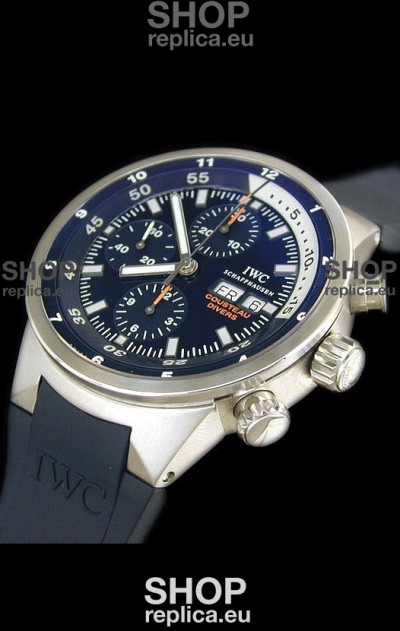 IWC Cousteau Divers Replica Watch in Dark Blue