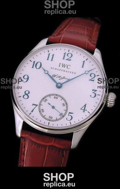 IWC Portuguese FA JonesSwiss Replica Watch in White Dial