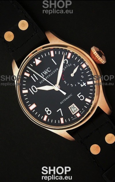 IWC Tournenu one Out of 50 Swiss Replica Watchin Rose Gold Casing