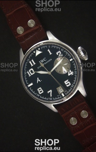 IWC Big Pilot Swiss Replica Watch in Black Dial