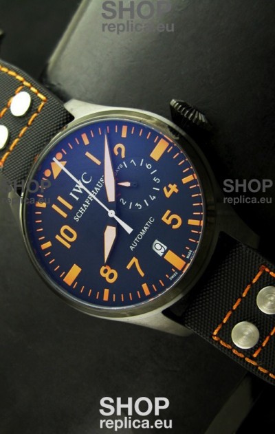 IWC Die Grosse Fliegeruhr Swiss Replica Watch in Black Dial