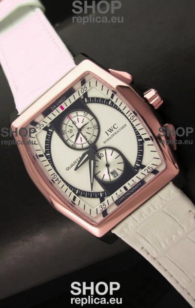 IWC Schaffhausen Japanese Replica Watch in pink Gold Casing
