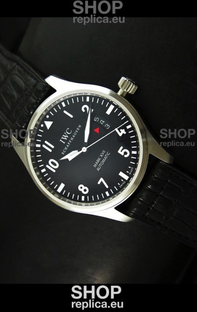 IWC MARK XVII Swiss Replica Watch in Steel Casing - 1:1 Mirror Replica - Original IWC Dial Used