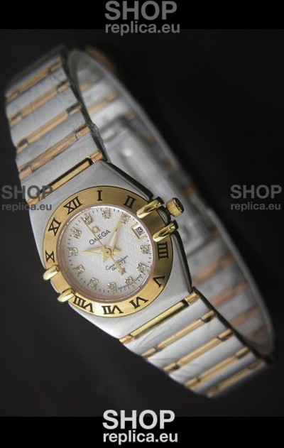 Omega Constellation Ladies Japanese Quartz Watch in Rose Gold