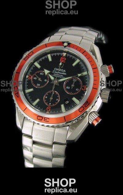 Omega Planet Ocean Seamaster Watch in Black Dial