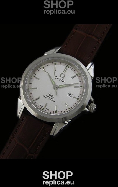 Omega De Ville Co Axial Automatic Watch in White