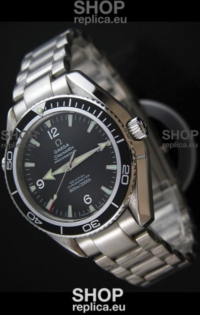 Omega Seamaster Planet Ocean Watch in Black Dial - Swiss Quality Casing