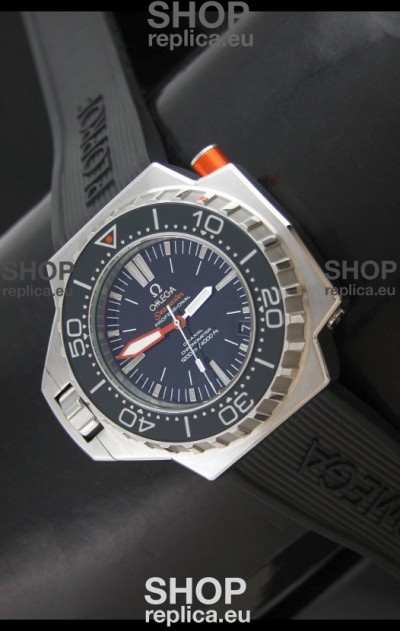 Omega Seamaster Ploprof Swiss Watch in Black Strap