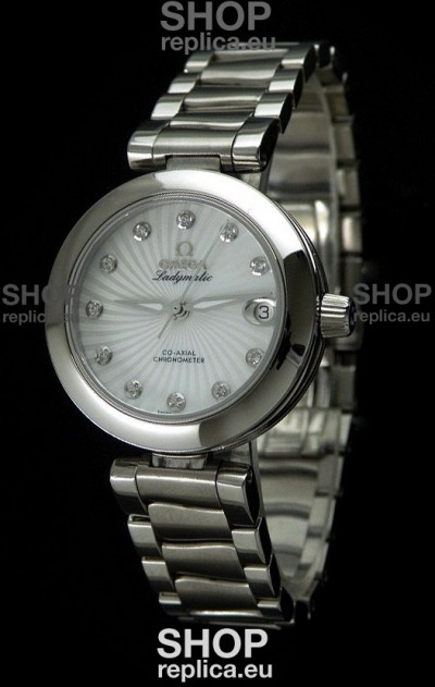 Omega Deville Ladymatic Chronometer Swiss Automatic Watch - 1:1 Mirror Replica 