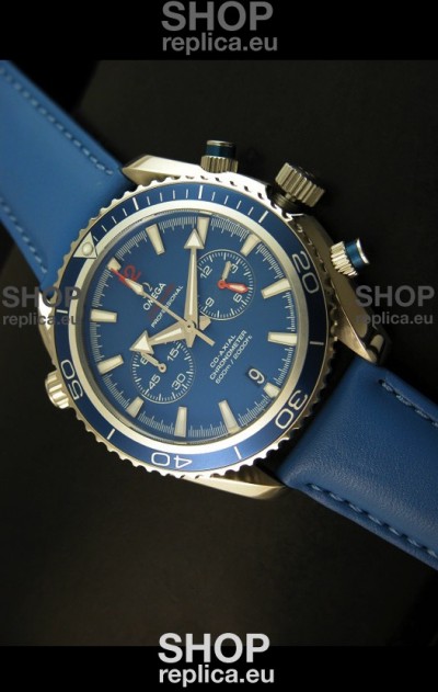 Omega Seamaster The Planet Ocean Japanese Replica Watch in Blue