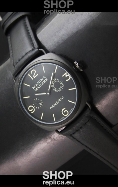 Panerai Marina Militare Swiss Watch in Full PVD - 1:1 Mirror Replica