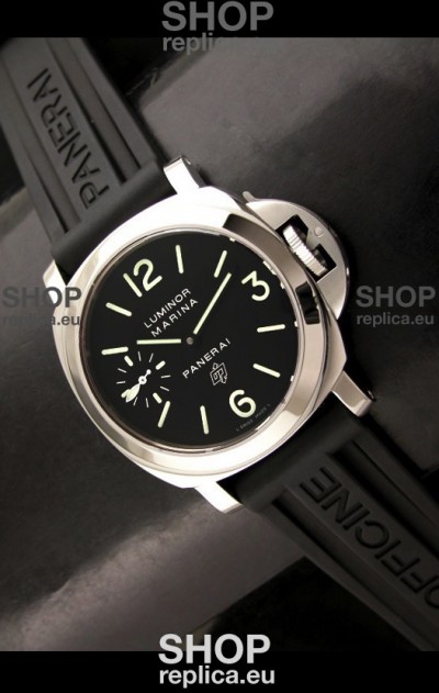 Panerai Luminor Marina Swiss Automatic Watch in Black Dial