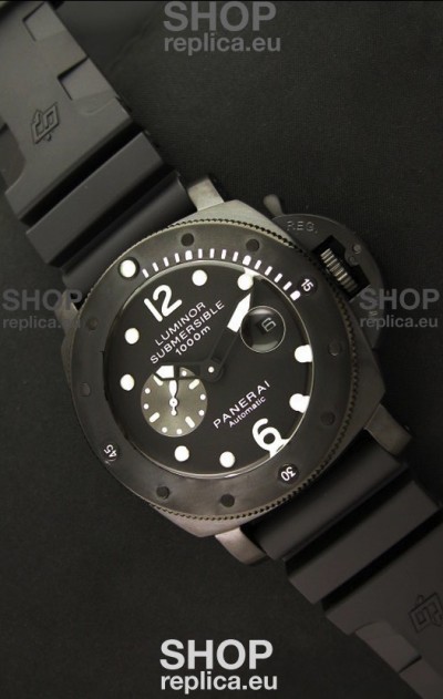 Panerai Luminor Submersible 1000M Japanese Automatic Watch in PVD Coating