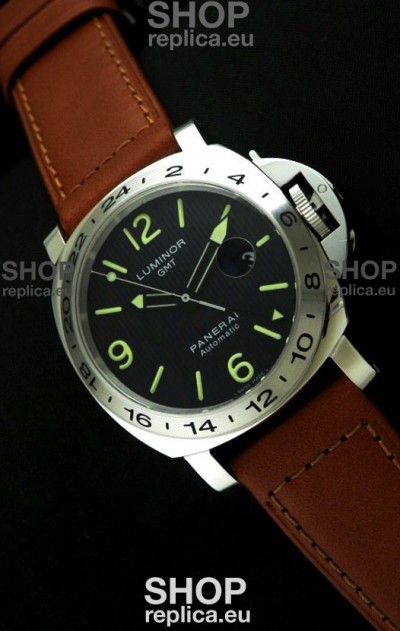 Panerai PAM029M Luminor GMT Swiss Watch - 1:1 Ultimate Mirror Replica