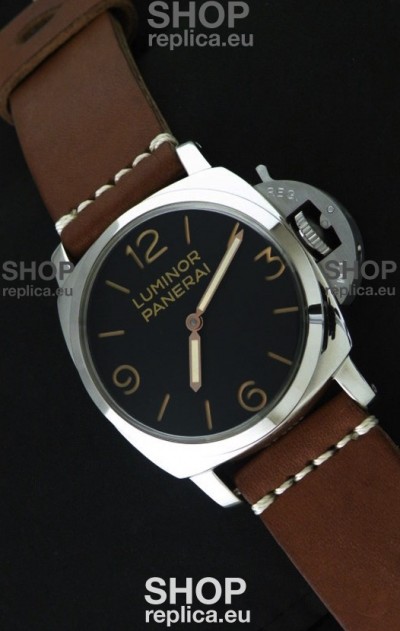 Panerai Luminor Swiss Watch - 47MM in Brown Strap