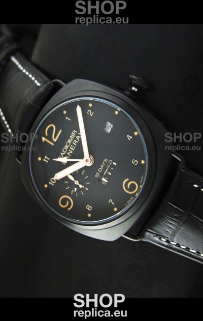 Panerai Radiomir PAM497 10 Days Japanese Replica Watch in PVD Case