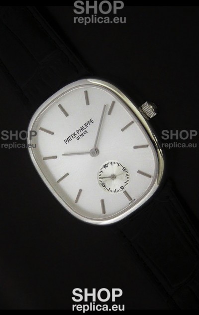 Patek Philippe Mens Golden Elipse Japanese Watch in Steel