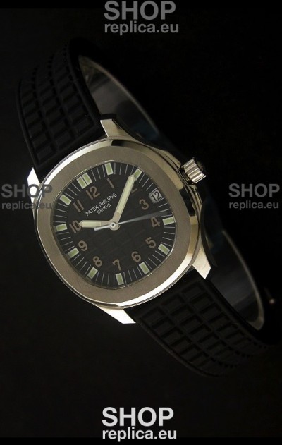 Patek Philippe Aquanaut Swiss Watch in Black Dial