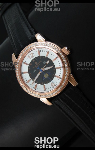 Patek Philippe Mens Grand Complications Japanese Watch in White & Black Dial