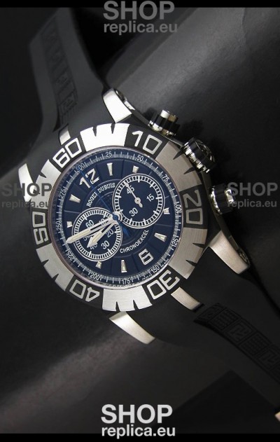 Roger Dubuis EasyDiver Swiss Watch in Black Dial - Ultimate Mirror Replica Watch