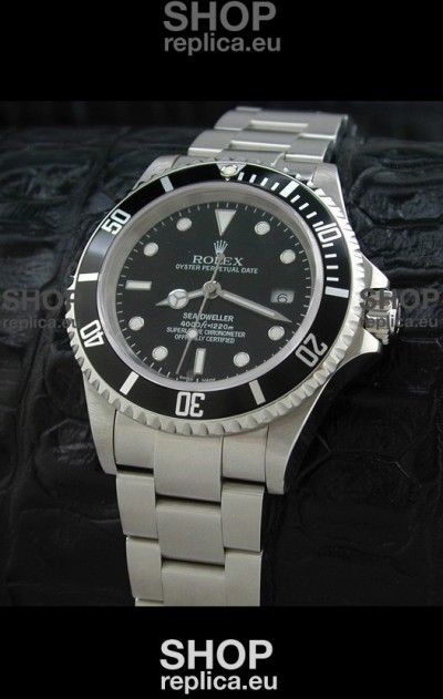 Rolex Sea-Dweller Japanese Replica Watch in Black Dial