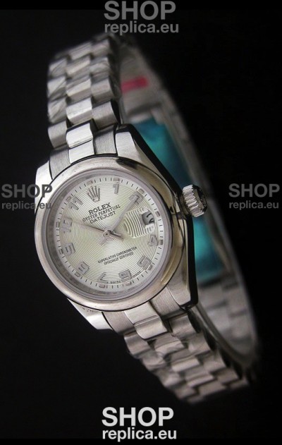 Rolex Datejust Oyster Perpetual Superlative ChronoMeter Swiss Steel Watch 