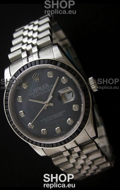 Rolex Datejust Swiss Replica Automatic Watch in Grey Dial