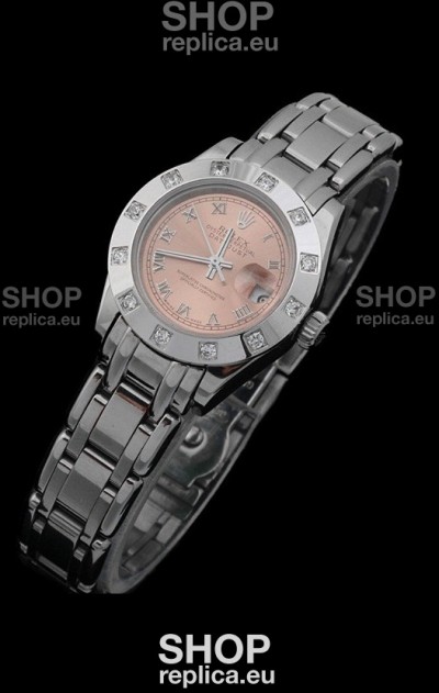 Rolex Datejust Ladies Japanese Replica Ladies Watch in Champagne Dial