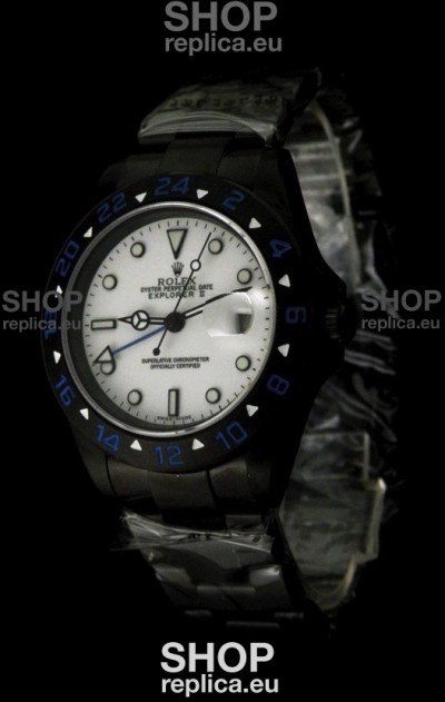 Rolex Project X Explorer II Japanese Replica PVD Watch