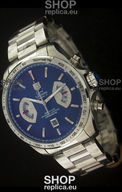 Tag Heuer Grand Carrera Calibre Japanese Watch in Black Dial