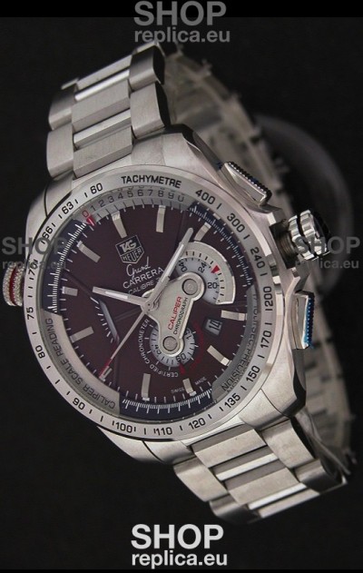 Tag Heuer Grand Carrera Calibre 36  Swiss Chronograph Watch in Brown Dial